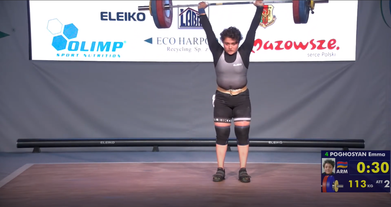 Գյումրեցի 15-ամյա ծանրորդուհին իր ծննդյան օրը հռչակվեց Եվրոպայի փոխչեմպիոն
