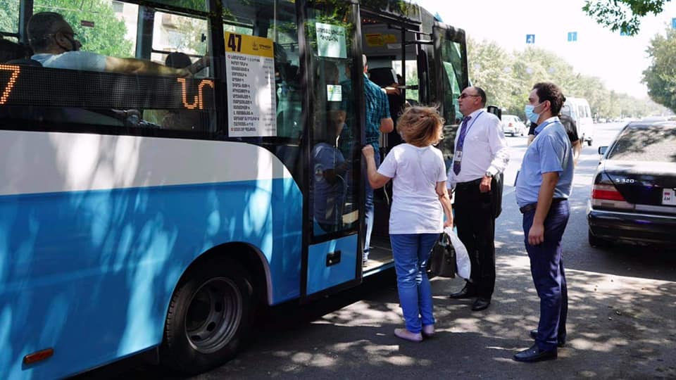ՔՏՀԱ և ԱԱ տեսչական մարմինները հանգստյան օրերին շարունակել են Երևանի հանրային տրանսպորտի  մշտադիտարկումը