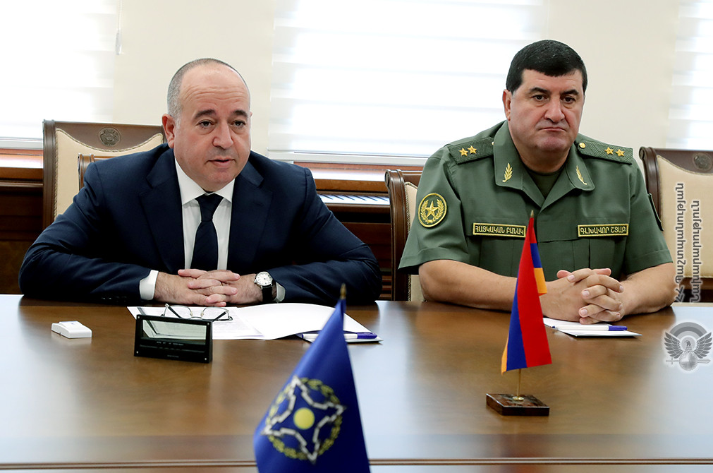 Արշակ Կարապետյանն ընդունել է ՀԱՊԿ Միացյալ շտաբի պետի առաջին տեղակալին