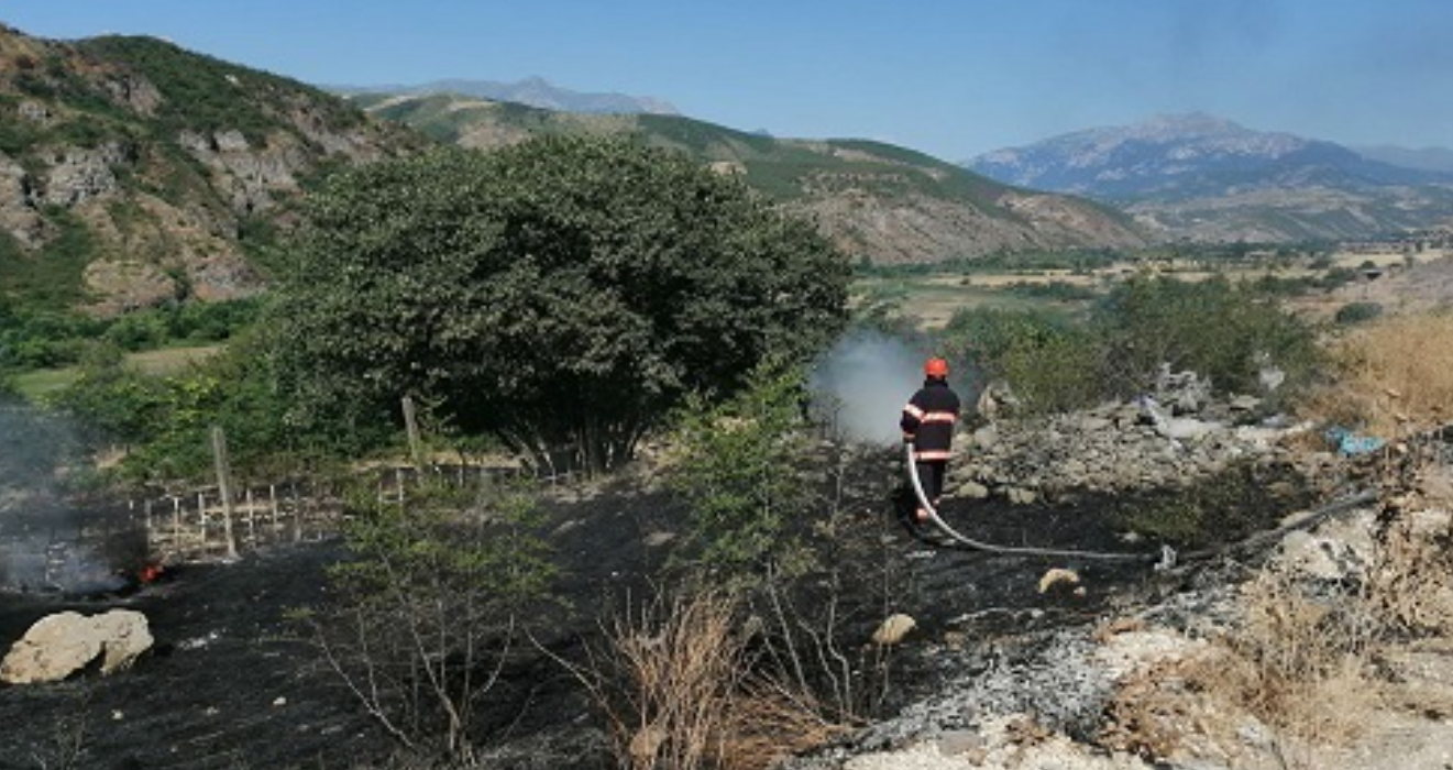 Խոտ գյուղի հարակից տարածքում այրվել է մոտ 10 հա խոտածածկույթ
