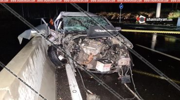 Երևանում 25-ամյա վարորդը Opel-ով բախվել է էքսկավատորին․ կա վիրավոր