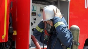 Գանձաքար գյուղում այրվում է մոտ 14 տոննա անասնակեր