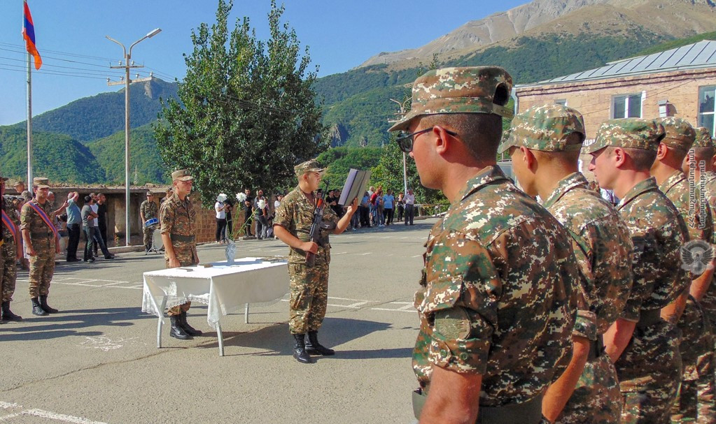 Զինվորական երդման հանդիսավոր արարողություն 4-րդ զորամիավորման զորամասում
