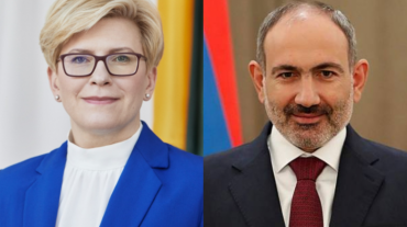 Վստահ եմ, որ գործընկերությունը, փոխվստահությունը և համագործակցությունը Լիտվայի և Հայաստանի միջև կշարունակեն առաջ ընթանալ առավել բարեկամական ոգով․ Լիտվայի վարչապետը՝ Նիկոլ Փաշինյանին