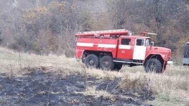 Հրդեհ Հացավան-Գեղադիր ավտոճանապարհին