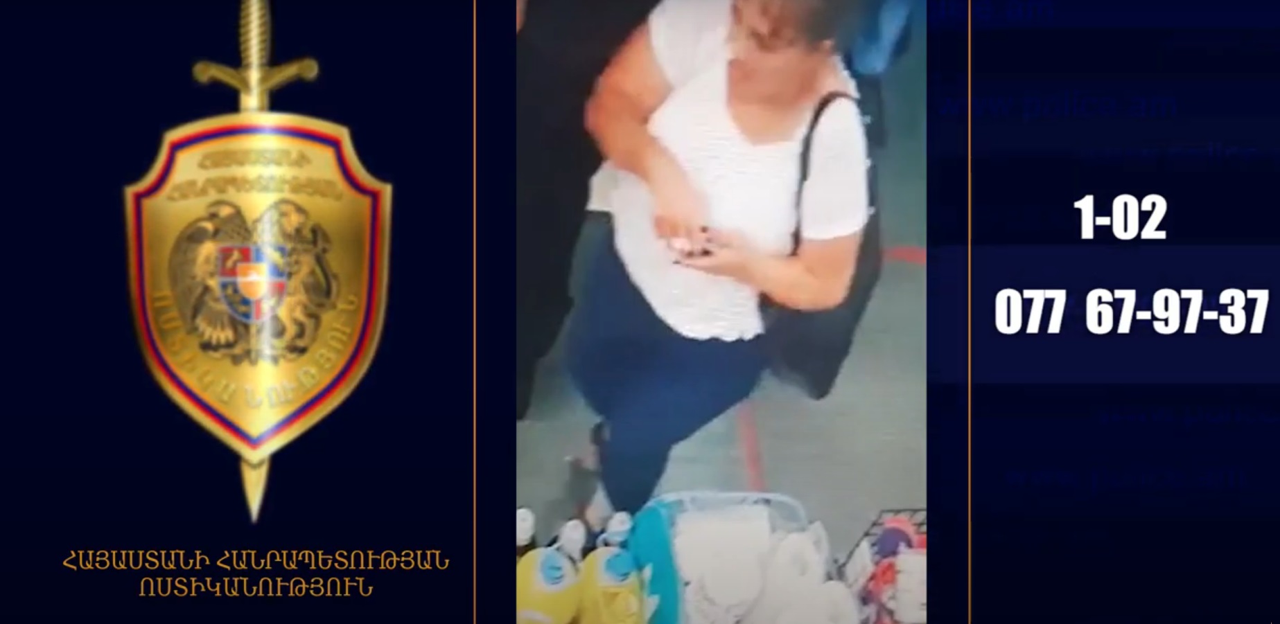 Կինը կասկածվում է դրամապանակ գողանալու մեջ