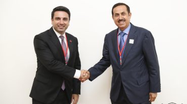 ՀՀ ԱԺ նախագահը հանդիպել է ԱՄԷ Դաշնային Ազգային խորհրդի նախագահ Սաքր Ղաբաշին