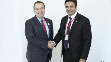 ՀՀ ԱԺ նախագահը Սերբիայի ԱԺ նախագահի հետ մանրամասն անդրադարձել են հայ-ադրբեջանական սահմանին ստեղծված իրավիճակին