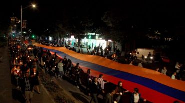 Ստեփանակերտում «Արցախն ապրում է» խորագրով ջահերթ է կազմակերպվել