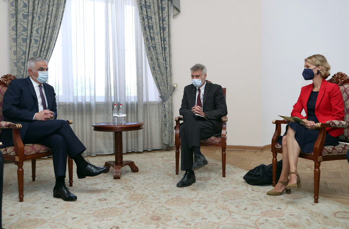 Մհեր Գրիգորյանն ընդունել է ՀԲ տարածաշրջանային տնօրենին և ՀԲ հայաստանյան գրասենյակի նորանշանակ ղեկավարին