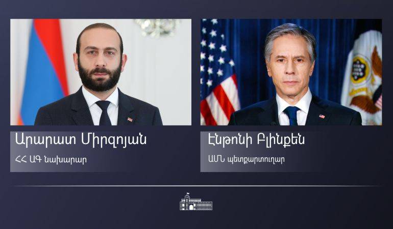 ԱՄՆ պետքարտուղար Էնթոնի Բլինքենը շնորհավորական ուղերձ է հղել Արարատ Միրզոյանին