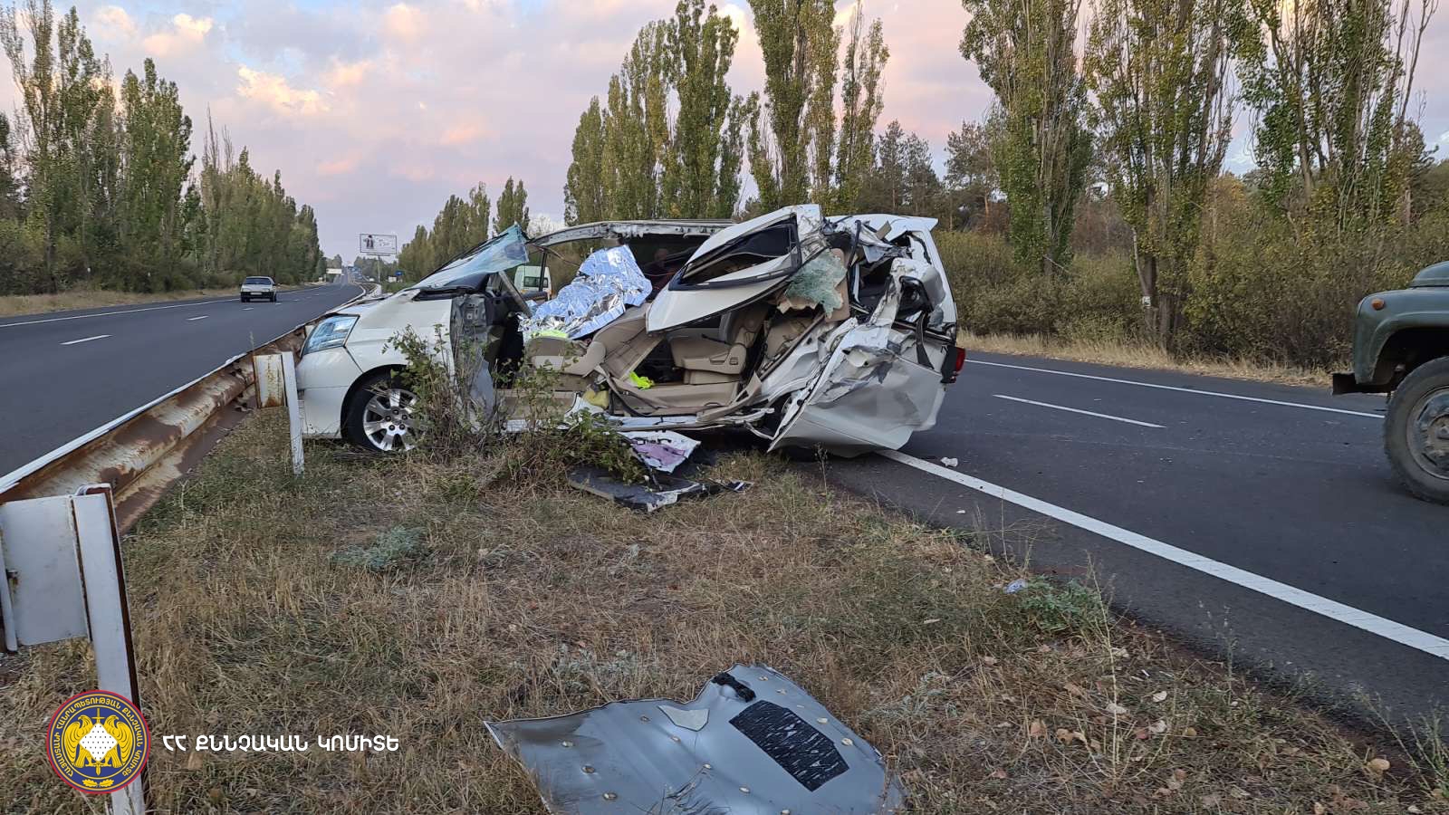 Երևան-Սևան ճանապարհին TOYOTA ALPHARD 2.4-ը բախվել է ZIL-ին․ վարորդներից մեկը տեղում մահացել է
