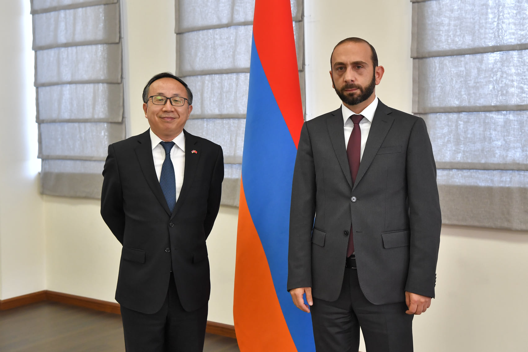 Արարատ Միրզոյանն ընդունել է Չինաստանի դեսպանին