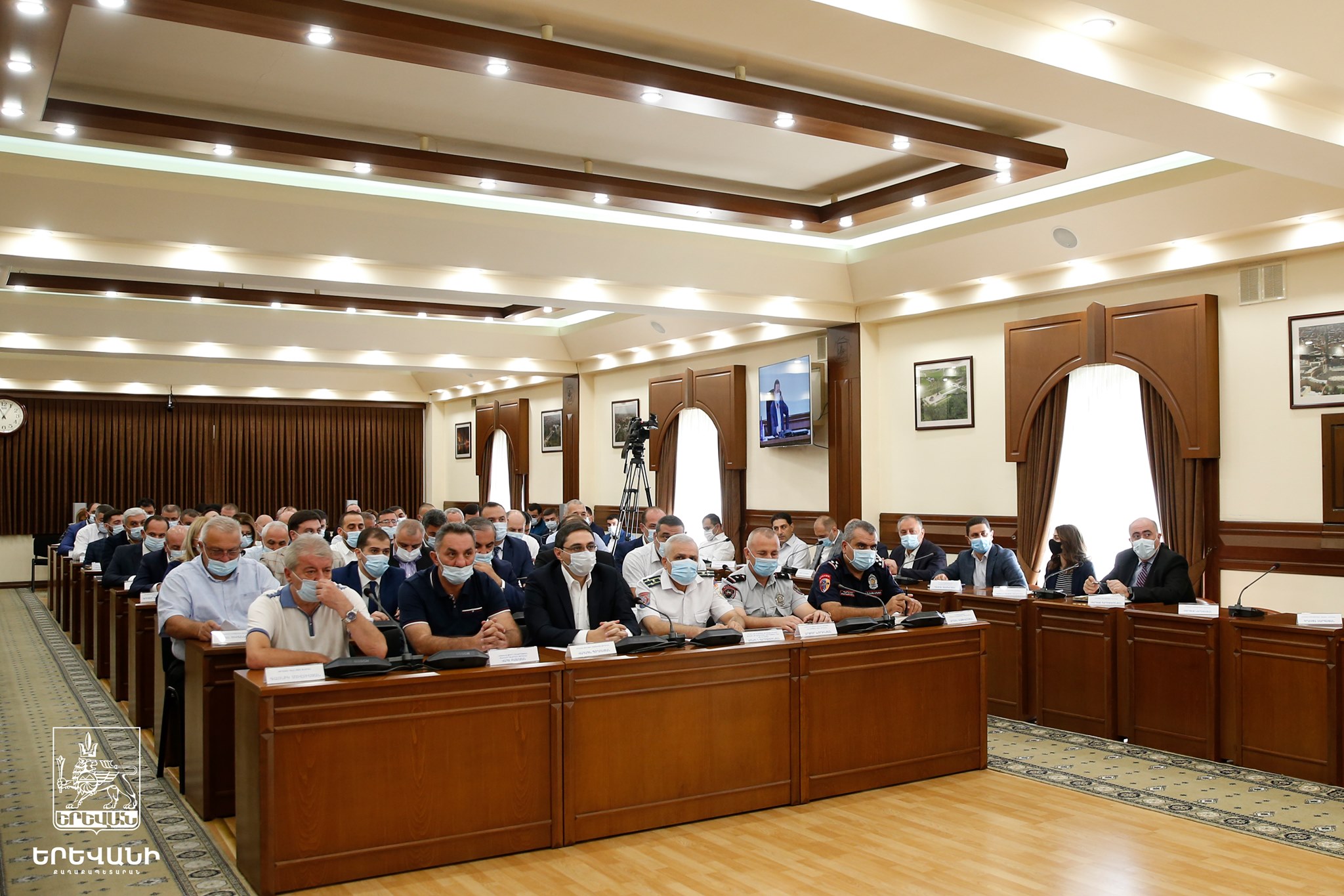 Աշխատանքային խորհրդակցություն Երևանի քաղաքապետարանում