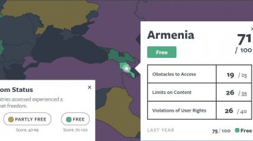 Freedom House-ի 2021 թվականի զեկույցում օգտագործված են ՀՀ Մարդու իրավունքների պաշտպան Արման Թաթոյանի հայտարարությունները