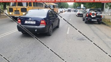 Վանաձորում 23-ամյա վարորդը Volkswagen Jetta-ով վրաերթի է ենթարկել հետիոտնին. վերջինս տեղափոխվել է հիվանդանոց