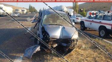 Կոտայքի մարզում բախվել են MAN բեռնատարն ու Honda-ն, վերջինս էլ տապալել է ցուցանակները․ կա 7 վիրավոր
