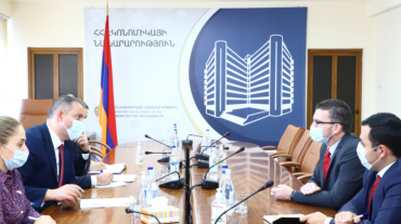 Վահան Քերոբյանը Հայաստանում Մեծ Բրիտանիայի դեսպանի հետ քննարկել է համագործակցության ուղղությունները