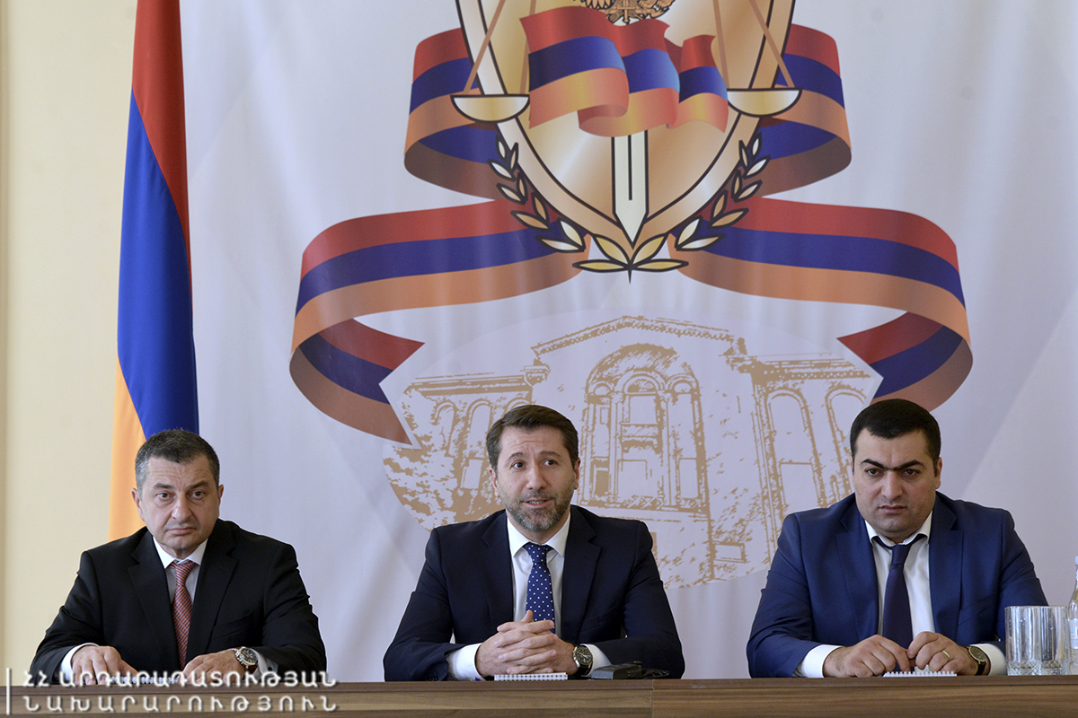 Զրո հանդուրժողականություն բոլոր տեսակի ապօրինությունների նկատմամբ․ Կարեն Անդրեասյանը ներկայացրել է ՔԿ ծառայության նորանշանակ պետին