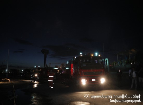 Հրդեհ Նոր Խաչակապ գյուղում