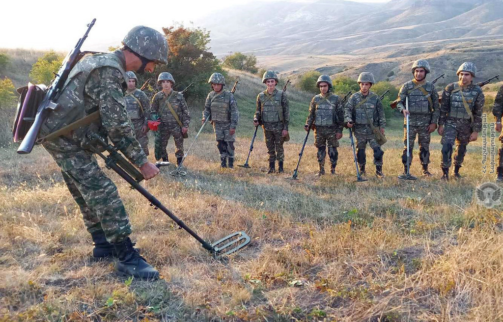 Զորամասերից մեկում անցկացվել են մասնագիտական պարապմունքներ