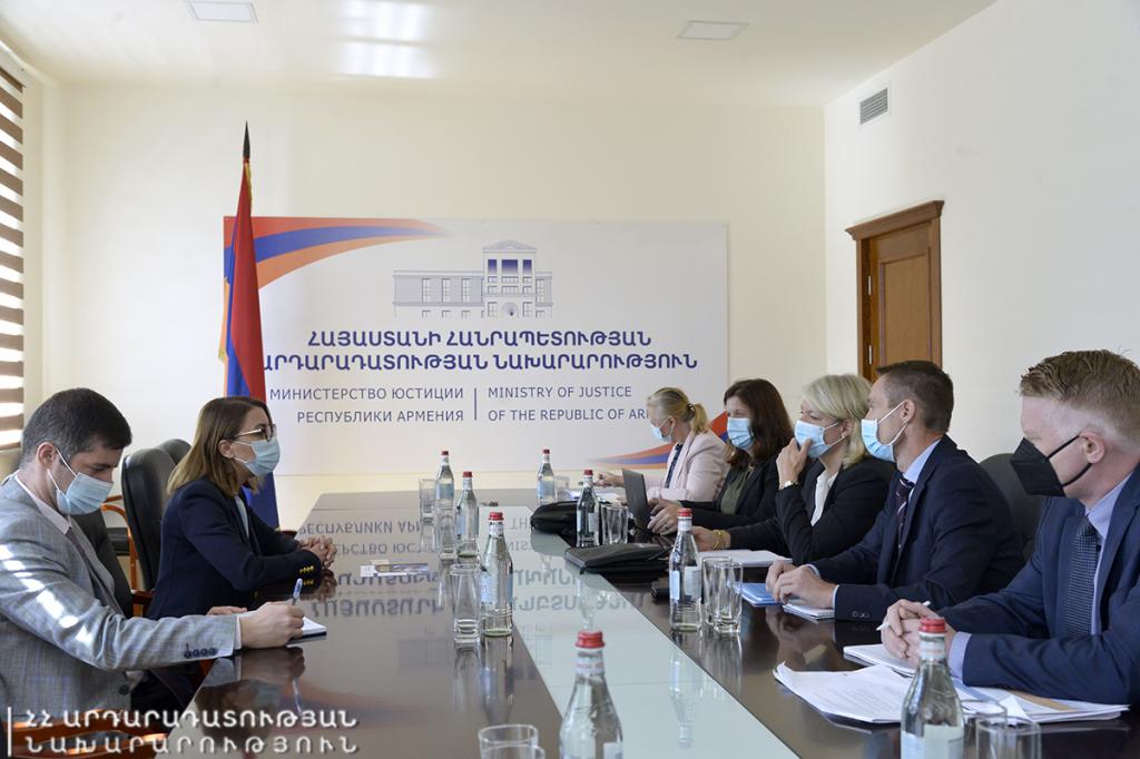 Արդարադատության փոխնախարարն ընդունել է շվեդական Ազգային դատարանների վարչության պատվիրակությանը