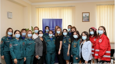 Փորձի փոխանակում հայ և եվրոպացի կին հրշեջ-փրկարարների միջև