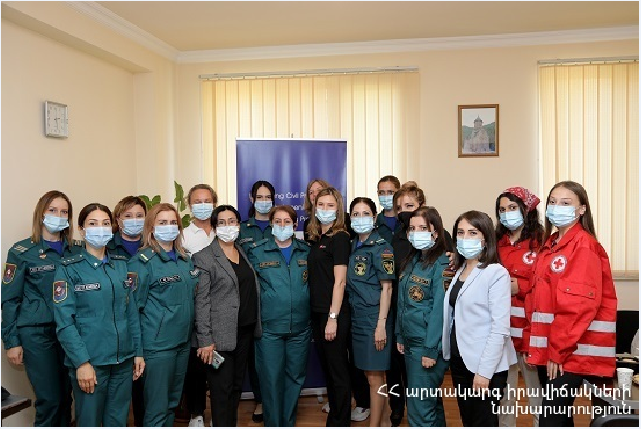 Փորձի փոխանակում հայ և եվրոպացի կին հրշեջ-փրկարարների միջև