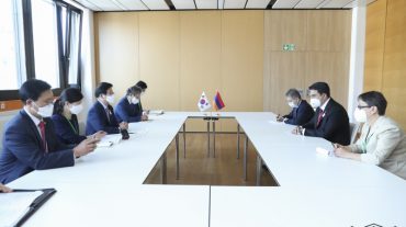 Ալեն Սիմոնյանը Կորեայի Հանրապետության խորհրդարանի նախագահի հետ հանդիպմանը խոսել է Լեռնային Ղարաբաղի հակամարտության կարգավորման ներկա փուլի մասին