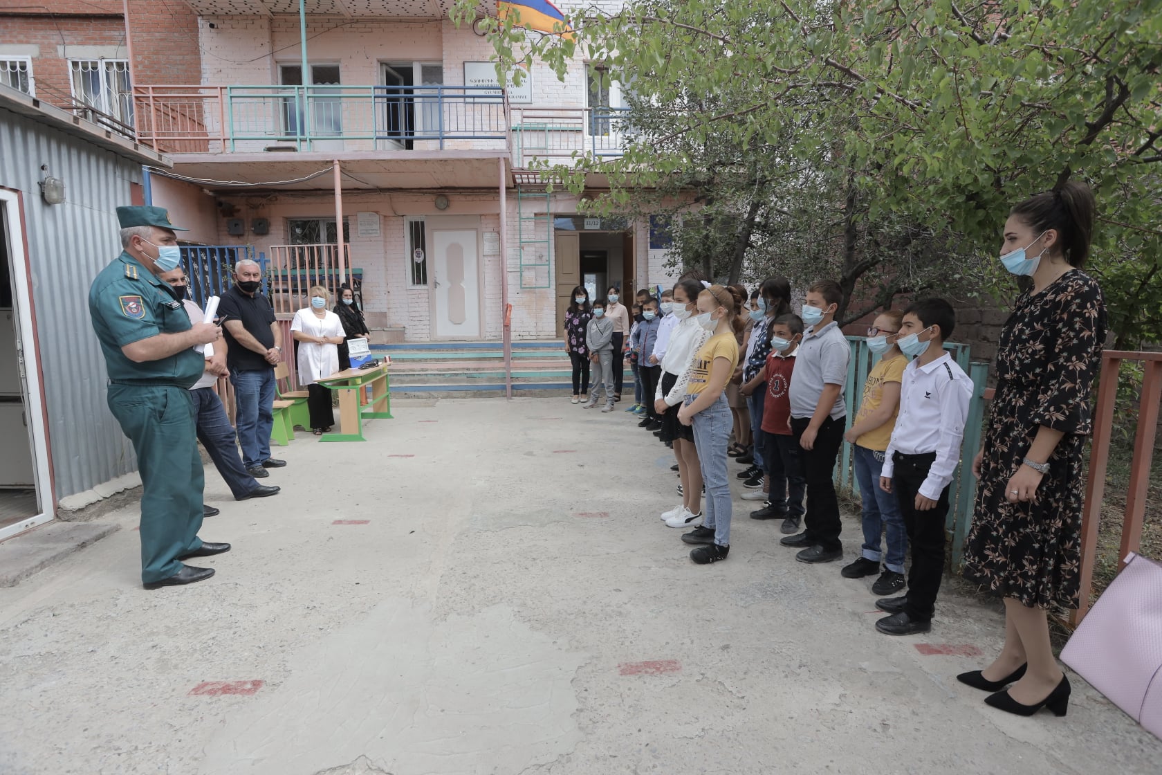 Գյումրիում անցկացվել է «Տարհանման միջոցառումների կազմակերպումը հրդեհի դեպքում» թեմայով ուսումնավարժանք