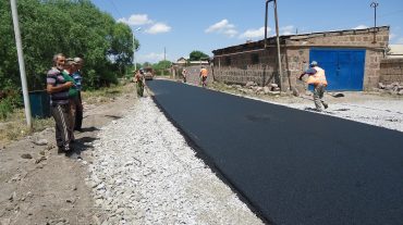 Շիրակի մարզի Լուսակերտ համայնքում սուբվենցիոն ծրագրով երկու փողոց է ասֆալտապատվում