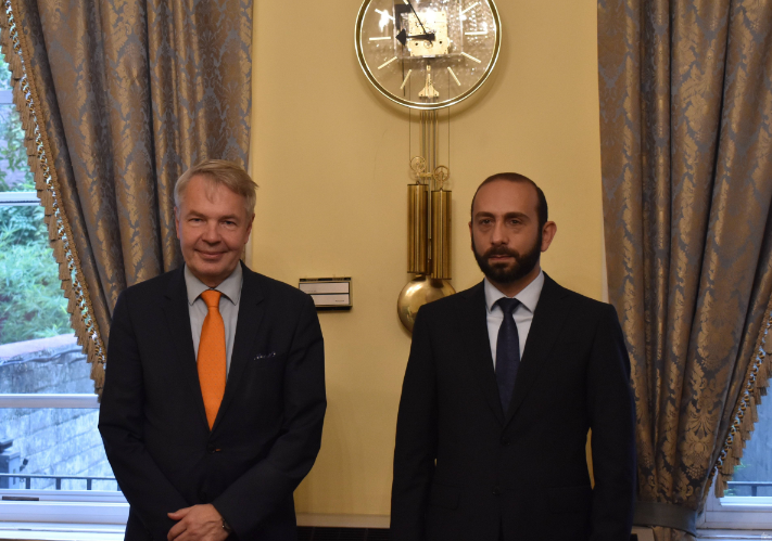 Հայաստանի և Ֆինլանդիայի ԱԳ նախարարներն անդրադարձել են  տարածաշրջանային կայունությանն ու անվտանգությանը վերաբերող հարցերի