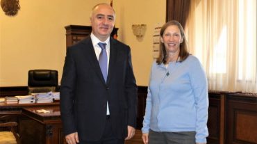 Սասուն Խաչատրյանը Լին Թրեյսիին ներկայացրել է նորաստեղծ Հակակոռուպցիոն կոմիտեի առաջիկա անելիքները