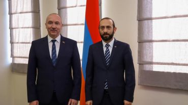 Արարատ Միրզոյանն ընդունել է Հայաստանում Բելառուսի դեսպանին