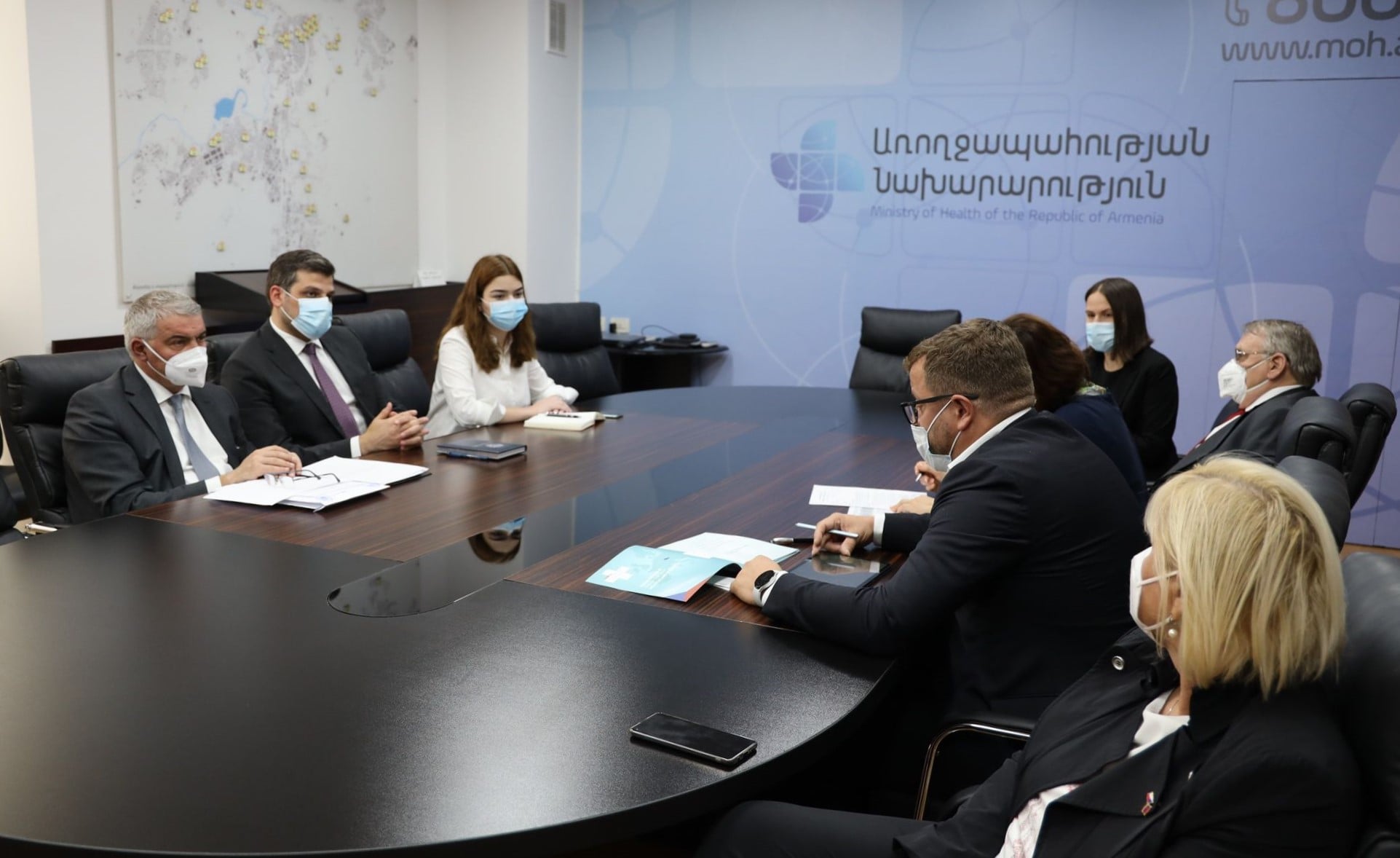 Առողջապահության նախարարի տեղակալն ընդունել է Չեխիայի պատվիրակությանը