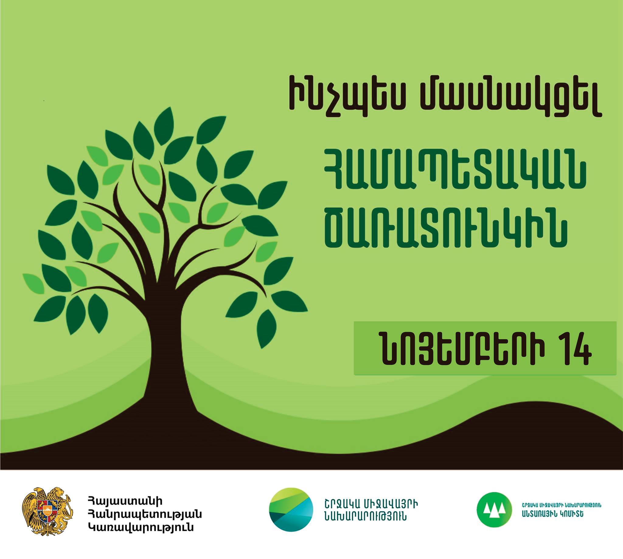 Ինչպես մասնակցել համապետական ծառատունկին