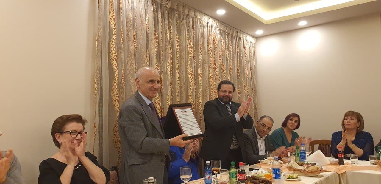 Իրան-Հայաստան պալատի անունից դեսպան Թումանյանին շնորհակալագիր է հանձնվել