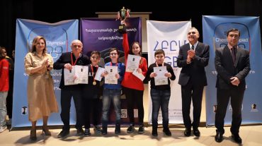 Հայտնի է ՀՀ դպրոցականների շախմատի 15-րդ օլիմպիադայի հաղթող թիմը