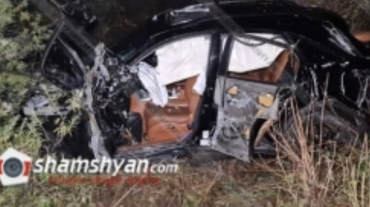 Կոտայքի մարզում 37-ամյա վարորդը Infiniti-ով մոտ 30 մետր շրջվել է և հայտնվել ձորակում. վարորդը հիվանդանոցում մահացել է