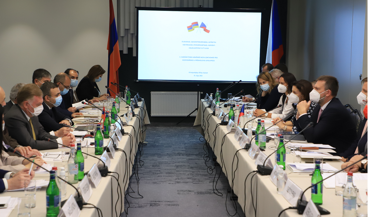 Երևանում կայացել է հայ-չեխական միջկառավարական հանձնաժողովի հինգերորդ նիստը