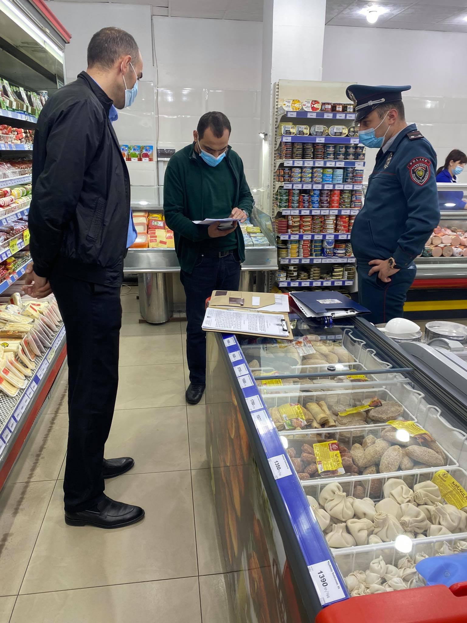 Ստուգայցեր են իրականացվել Շենգավիթ վարչական շրջանի իրացման ցանց և հանրային սննդի օբյեկտներ