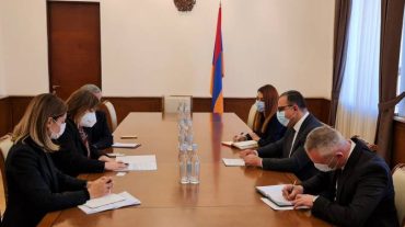 Տիգրան Խաչատրյանը հանդիպել է ՄԱԿ-ի Զարգացման ծրագրի մշտական ներկայացուցչին