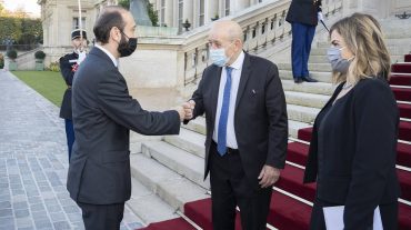 Հայաստանի ու Ֆրանսիայի ԱԳ նախարարները քննարկել են ԼՂ հակամարտությանը վերաբերող մի շարք հարցեր