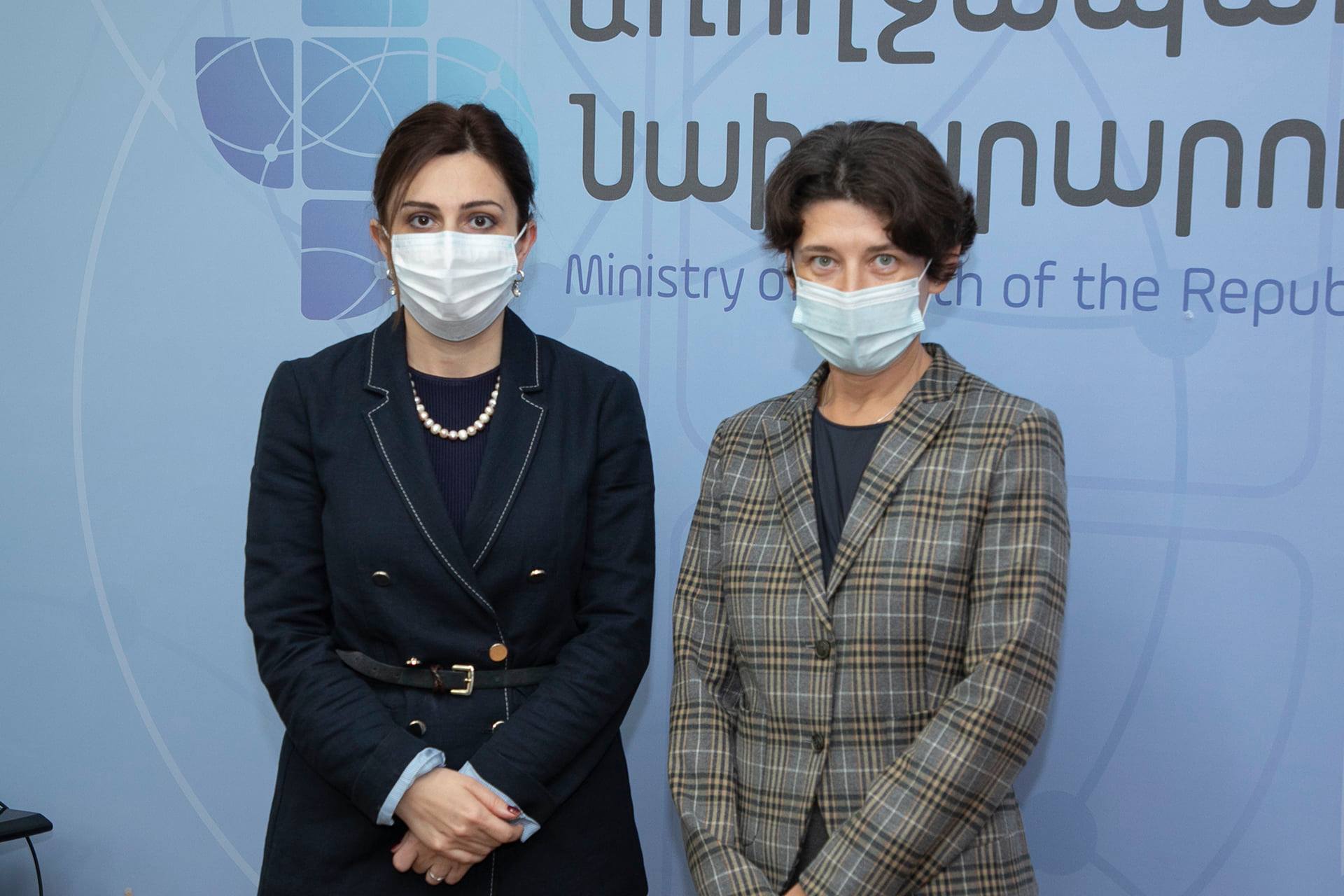 Անահիտ Ավանեսյանը հանդիպել է Էստոնիայի դեսպանի հետ