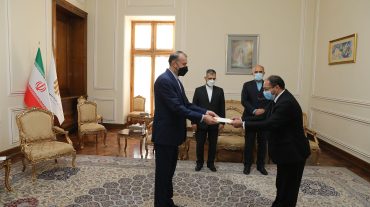 Իրանում ՀՀ դեսպանն իր հավատարմագրերն է հանձնել ԻԻՀ արտգործնախարարին