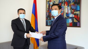Կամբոջայի Թագավորության դեսպանն իր հավատարմագրերի պատճենն է հանձնել ՀՀ ԱԳ նախարարի տեղակալին