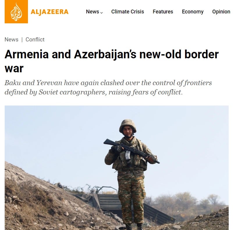 Aljazeera-ն անդրադարձել է Հայաստանում սահմանային զարգացումներին, ՄԻՊ դիրքորոշումներին