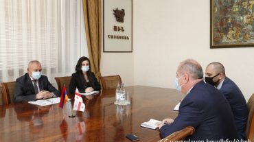 Անդրանիկ Փիլոյանը հանդիպել է Իրակլի Կվանճախաձեի հետ