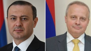 Արմեն Գրիգորյանը Սերգեյ Կոպիրկինի հետ քննարկել է հայ-ադրբեջանական սահմանին տիրող իրադրությունը