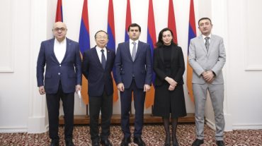 Հակոբ Արշակյանն ընդունել է Հայաստանում Չինաստանի դեսպանին